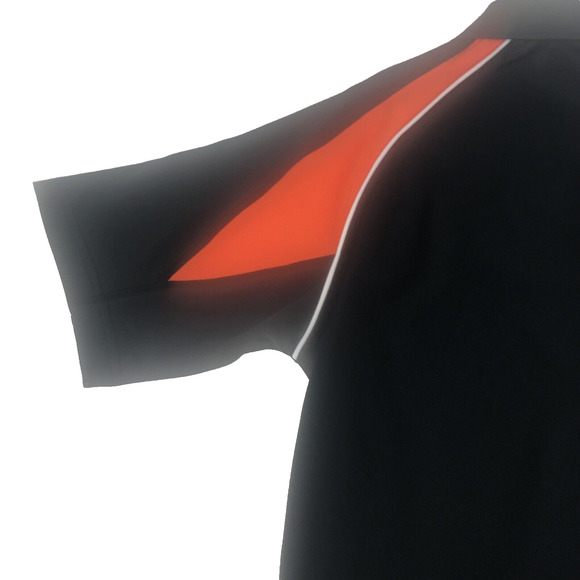 NFL Cincinnati Bengals Men's Polo Small Team Apparel Football Black Orange KCCR - Picture 11 of 12